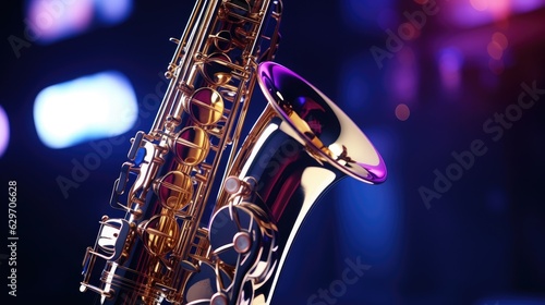 saxophone on stage