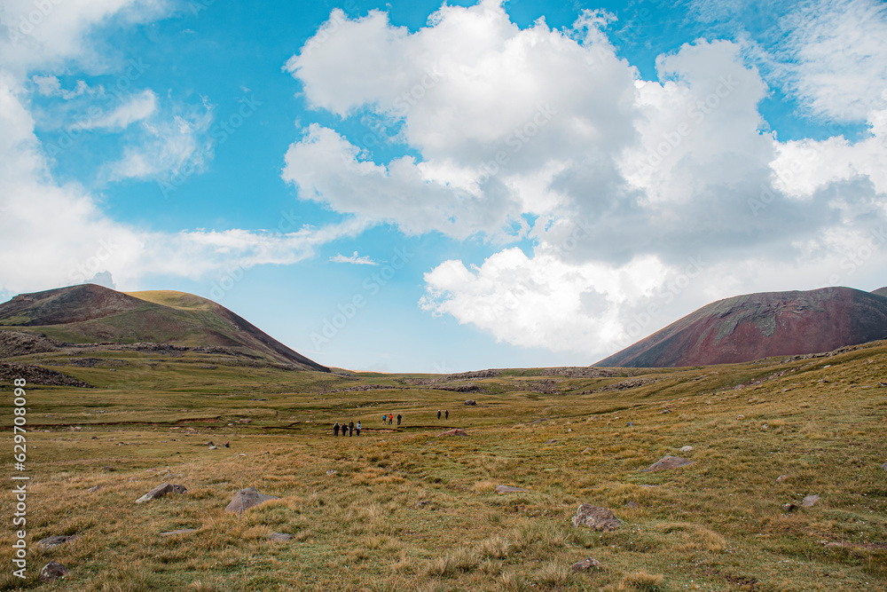 landscape with sky and clouds