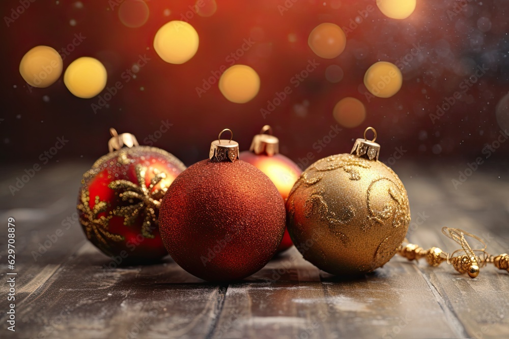 Glimmering Festivities: Beautiful Christmas Decorations (Generative AI) Glimmering Festivities: Beautiful Christmas Decorations (Generative AI)
