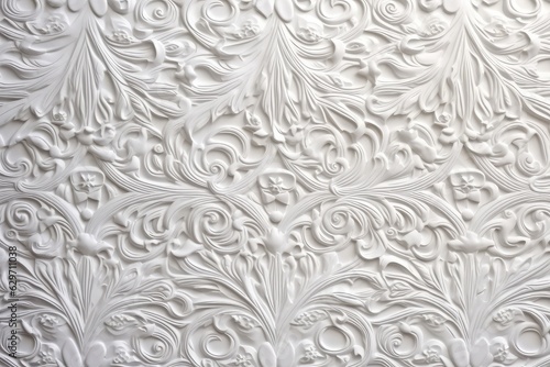 white-ornamental-pattern-background-ai-generated-illustration