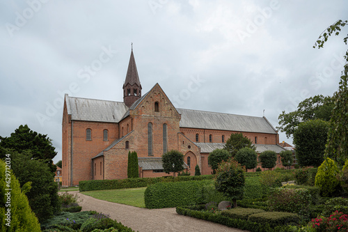 Sorø Abbey Church and the surrounding churchyard