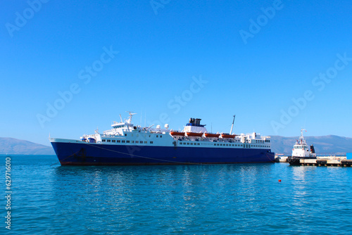 Harbor Hub: The Vibrant Ferry at Vlore's Port, Albania