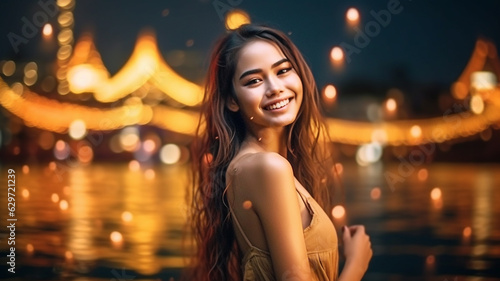 by the water by the river w...