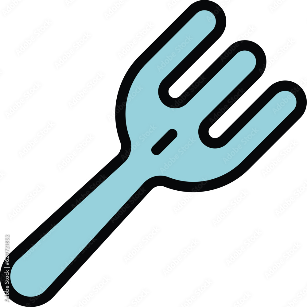 Spatula icon outline vector. Kitchen cooking. Bbq utensil color flat Spatula icon outline vector. Kitchen cooking. Bbq utensil color flat