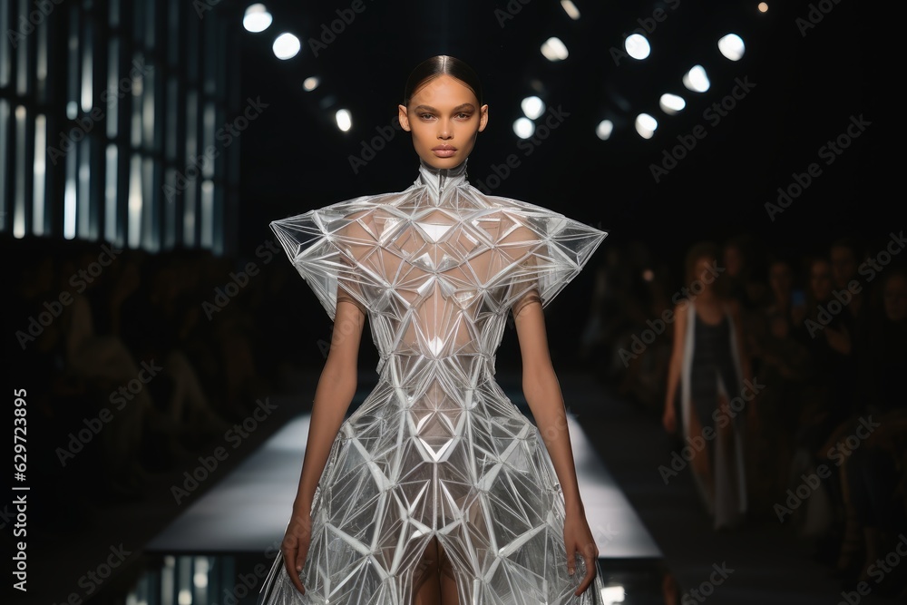 Dress made of sales diamonds