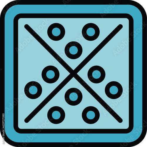 Sommelier stamp icon outline vector. Wine drink. Taster alcohol color flat