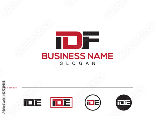 Premium Vector IDF id Business Letter Logo Icon Design For You
