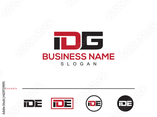 Premium Vector IDG id Business Letter Logo Icon Design For You photo