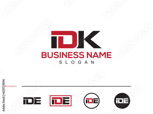 Premium Vector IDK id Business Letter Logo Icon Design For You photo