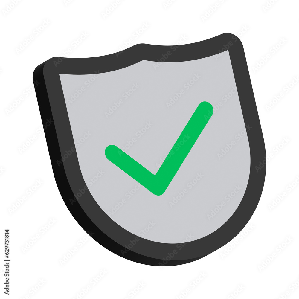 3D Image of Shield Isolated on White Background
3D Image of Shield Isolated on White Background