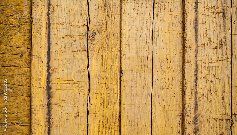 Old wood background with rustic texture wood texture yellow wood, Generative AI Old wood background with rustic texture wood texture yellow wood, Generative AI