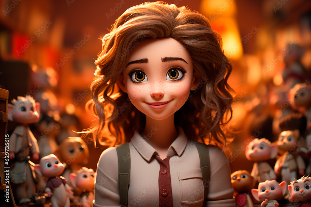 illustration of a beautiful girl with long hair illustration of a beautiful girl with long hair