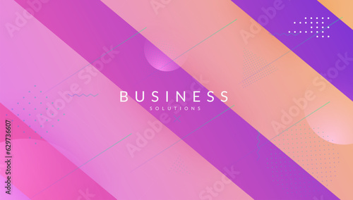 Summer Illustration. Party Abstract Frame. Blue Dynamic Art. Vector Flyer. House Gradient Composition. Spectrum Page. Flat Landing Page. Purple Summer Illustration