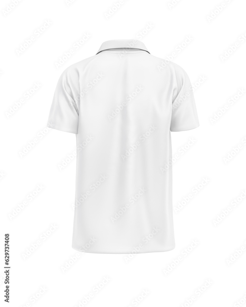 Blank Polo T-Shirt Back View Mockup natural shape on invisible mannequin, for your design mockup for print, isolated on white background. Blank Polo T-Shirt Back View Mockup natural shape on invisible mannequin, for your design mockup for print, isolated on white background.