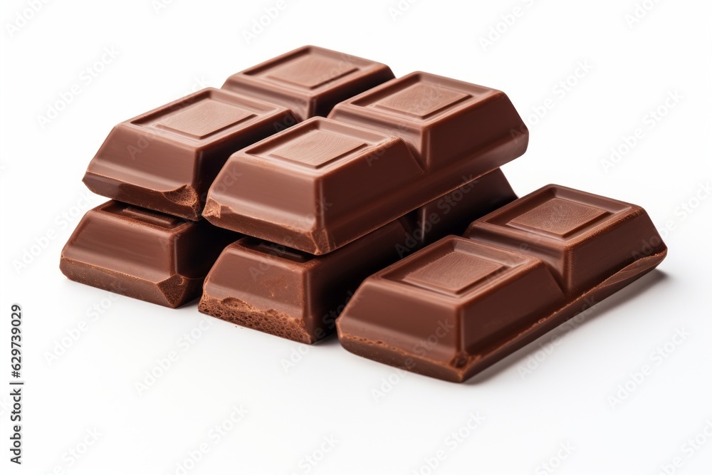 Appetizing chocolate made from natural cocoa and milk. Background with selective focus and copy space Appetizing chocolate made from natural cocoa and milk. Background with selective focus and copy space