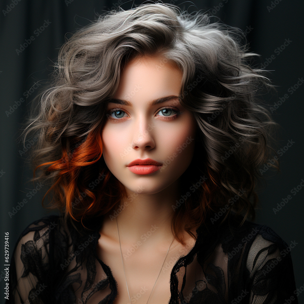 Fototapeta premium Portrait of a beautiful young woman