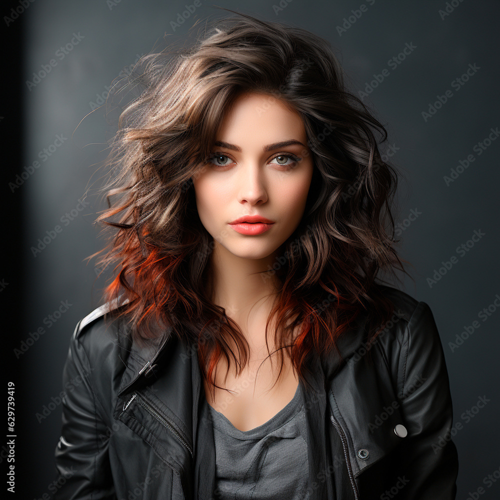Portrait of a beautiful young woman Portrait of a beautiful young woman