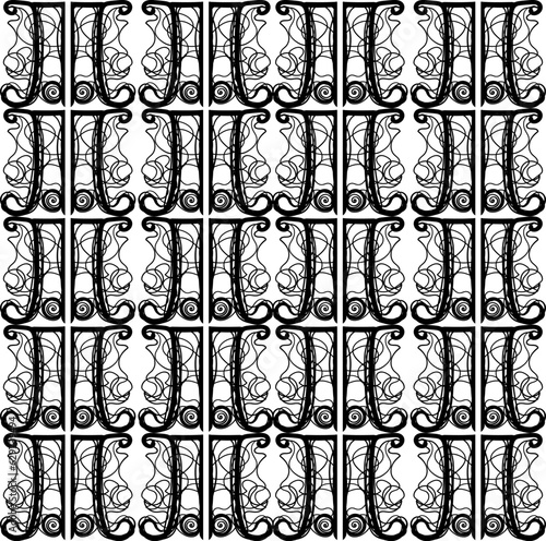 Complex patterns with symmetry and thickening
