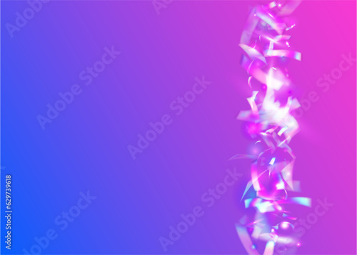 Kaleidoscope Sparkles. Flying Art. Modern Foil. Disco Flare. Metal Vaporwave Serpentine. Pink Shiny Confetti. Cristal Glitter. Holographic Glare. Violet Kaleidoscope Sparkles