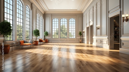 Stunning Interior Design: Embracing Space, Light, and Luxury in an Open Loft Apartment, generative AI