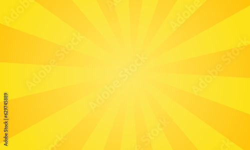 Sunburst yellow orange background vector