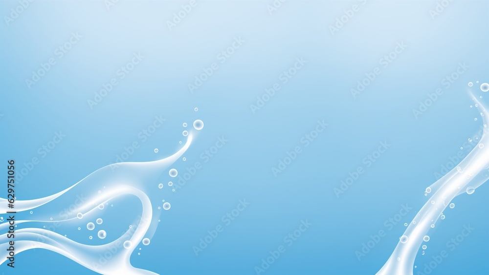 Water Bubbles Background Vector Water Bubbles Background Vector