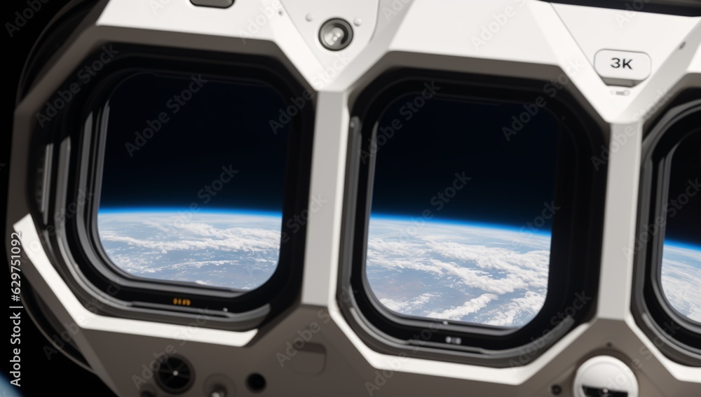 The View From The Window Of A Space Station