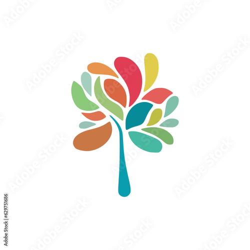 simple tree medical group company logo vector illustration template design © katsumatakun