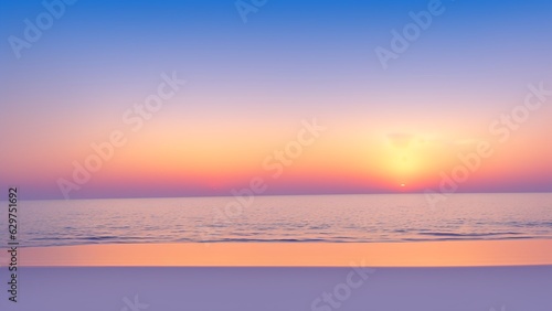 A Sunset On The Beach