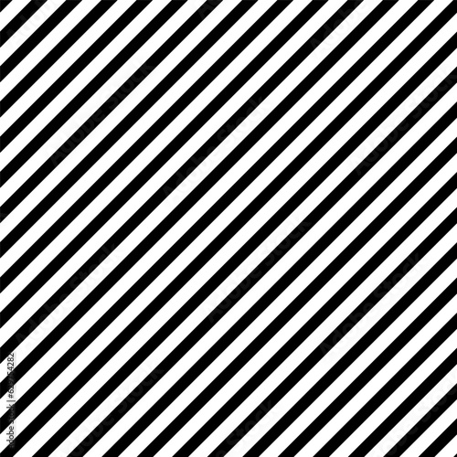 Diagonal striped pattern. Black white seamless background