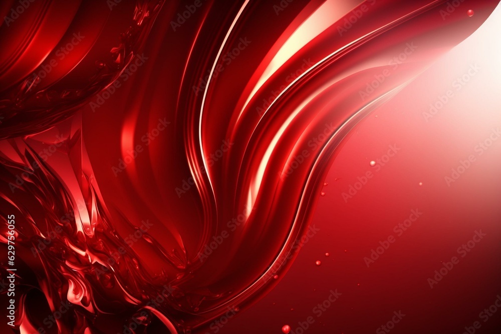 A background with a vibrant ruby red color. Generative AI A background with a vibrant ruby red color. Generative AI