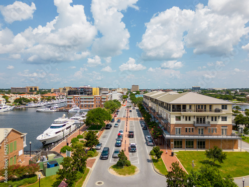South Palafox Street marina and Residences Downtown Pensacola Florida photo
