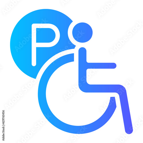 disability gradient icon