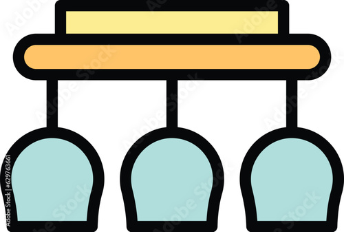 Beer glass icon outline vector. Brewery tank. Drink alcohol color flat