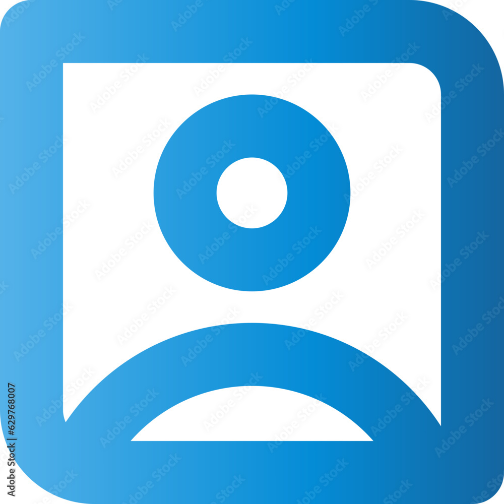 account profile icon in minimalistic and circular style, suitable for office user interface design and business web account profile icon in minimalistic and circular style, suitable for office user interface design and business web