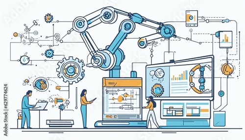 Robotic process automation for business workflow optimization