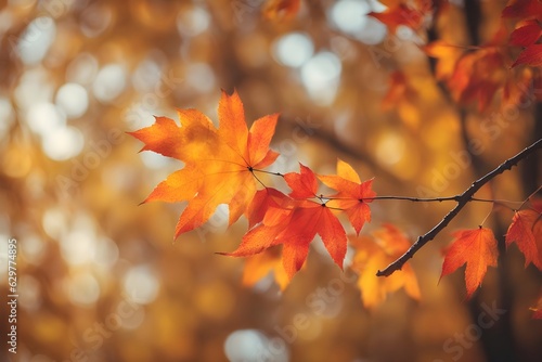 Autumn foliage  scenic autumn leaves backdrop