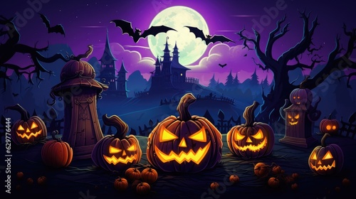 halloween celebration background. 