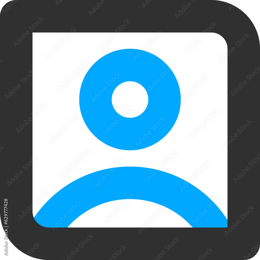account profile icon in minimalistic and circular style, suitable for office user interface design and business web account profile icon in minimalistic and circular style, suitable for office user interface design and business web