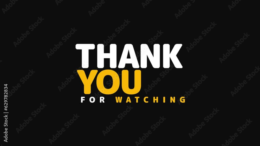 thank you for watching text animation thank you for watching text animation