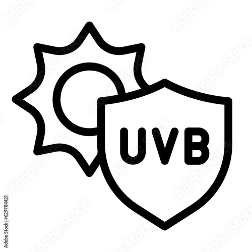 uvb line icon