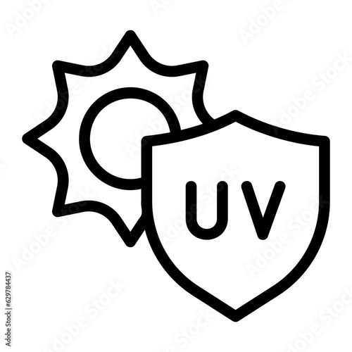 uv line icon