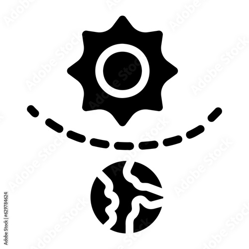 sun protection glyph icon