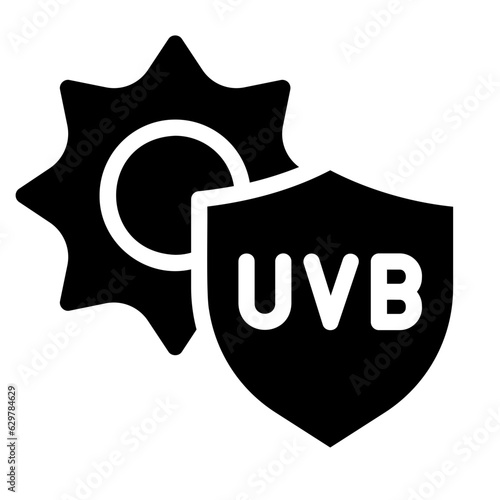 uvb glyph icon