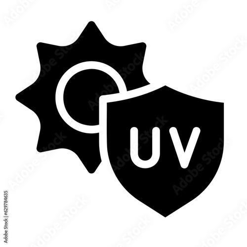 uv glyph icon