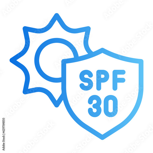 spf 30 gradient icon