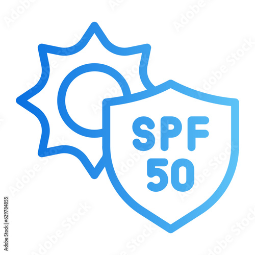 spf 50 gradient icon