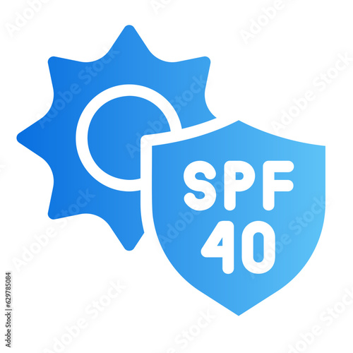 spf 40 gradient icon