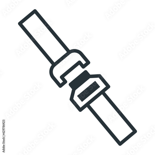 Belt icon vector on trendy style for design and print