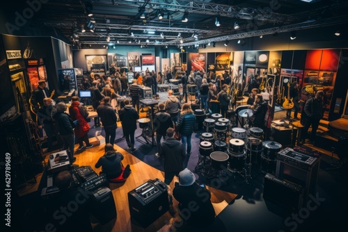 Obraz na płótnie Music Industry Trade Show, Generative AI